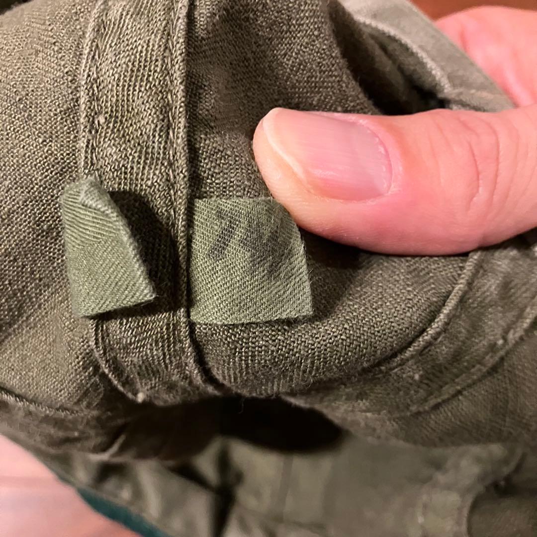 希少 40s US NAVY N-3 ヘリンボーン ワークキャップ ヴィンテージ