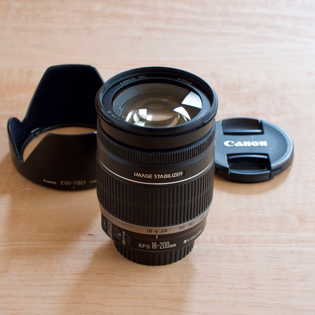 【高倍率ズーム】Canon EF-S 18-200mm F3.5-5.6 IS