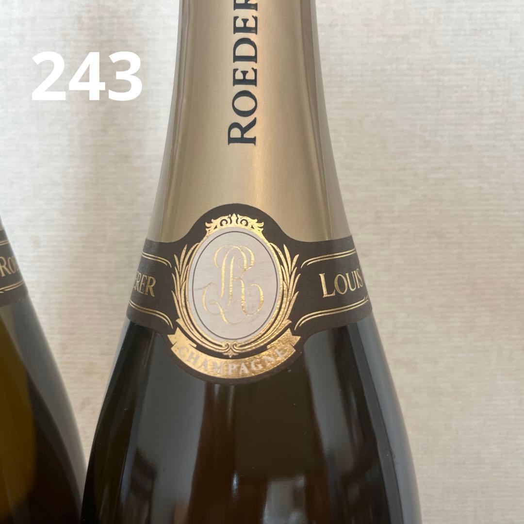 LOUIS ROEDERER シャンパン コレクション242・243 2本セット