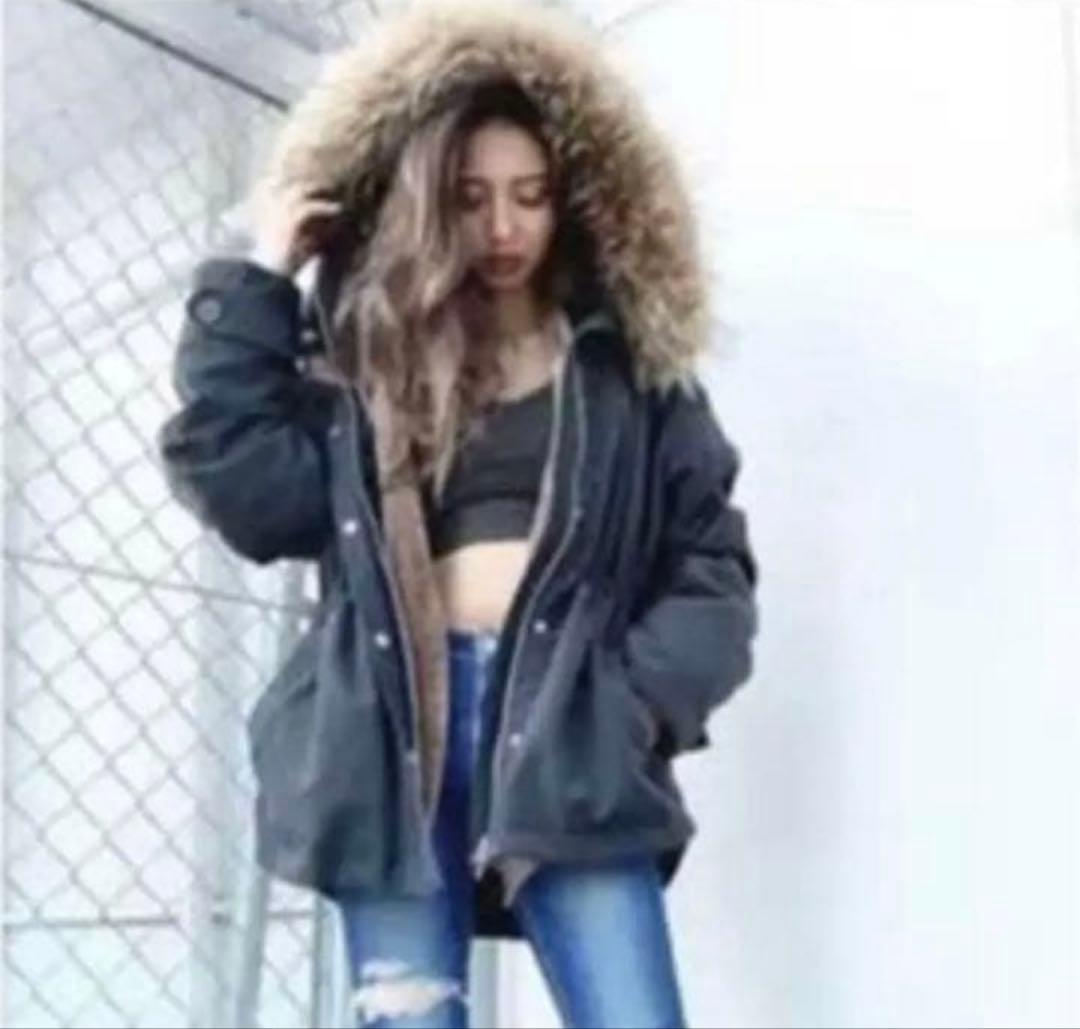 GYDA❣️ ミリタリー　ファーフード　モッズコート　人気完売カラー　新品未使用