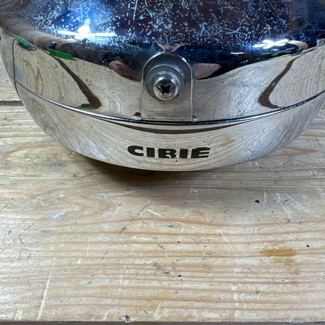 【希少当時物】CIBIE シビエ　ヘッドライト　180パイ　メッキケース　ロゴ有