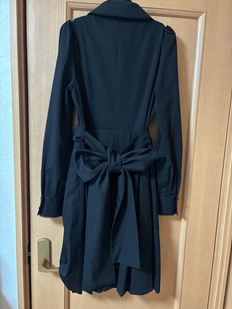 sheglit クラシカルタックワンピース　ブラック