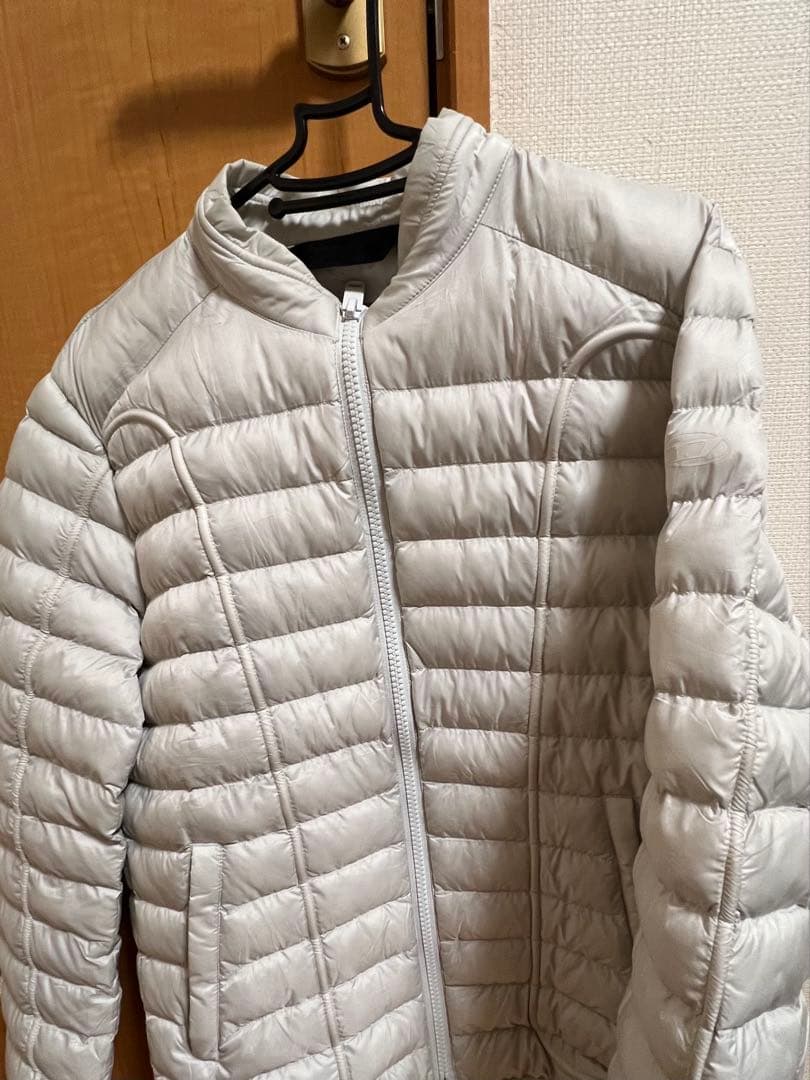 DIESEL ホワイト キルティング ダウンジャケット