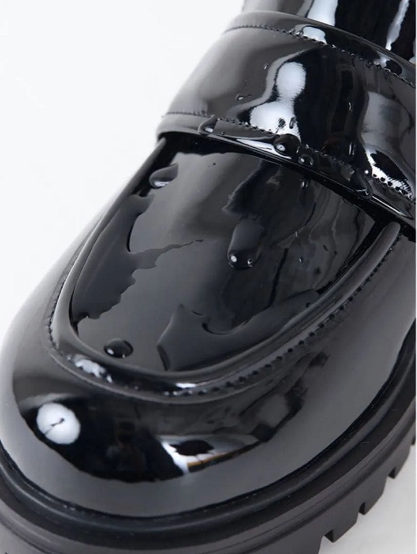 FORME ブラック ローファー レインシューズ　東原亜希　Mサイズ