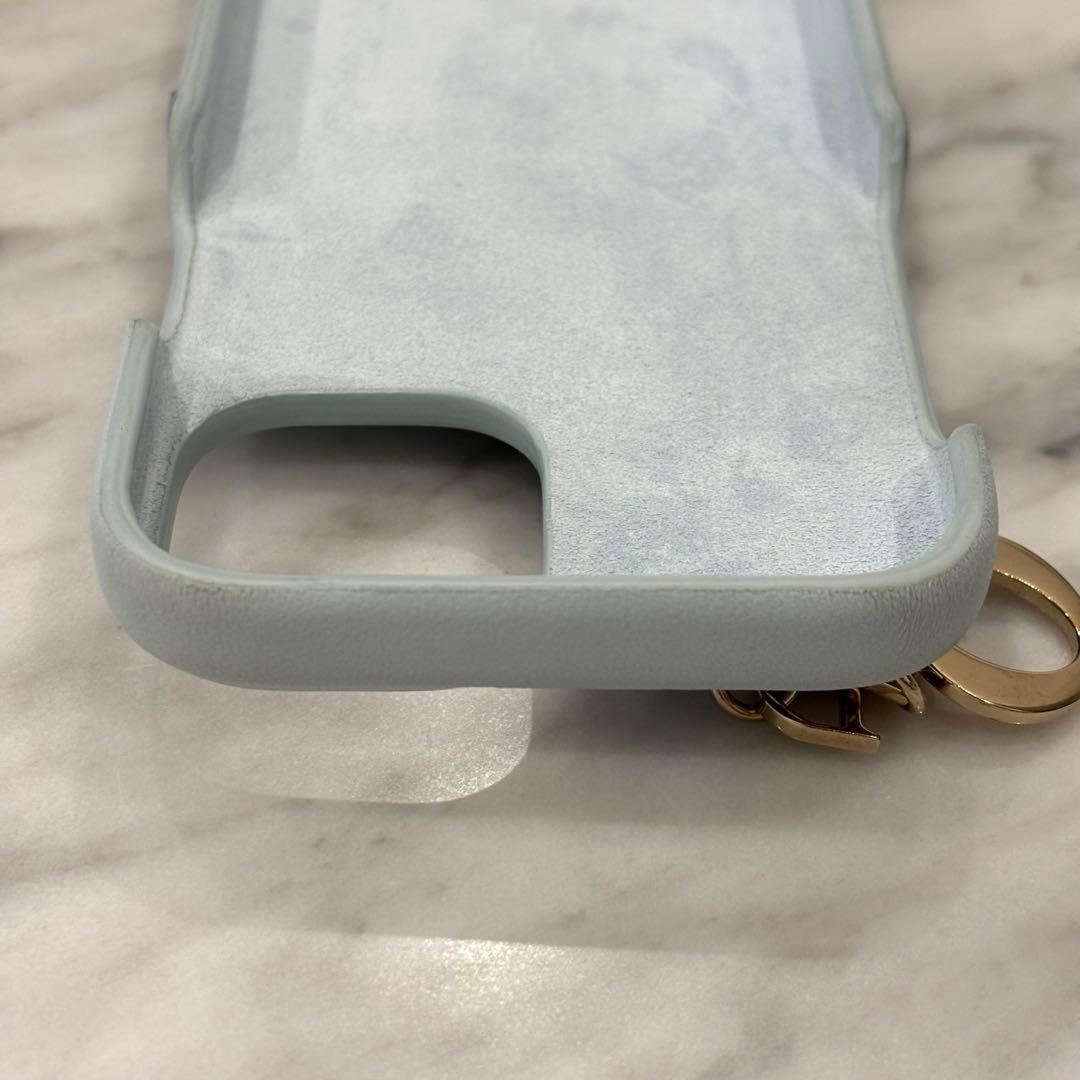 【日本限定】LADY DIOR IPHONE 15ケース カナージュ ラムスキン