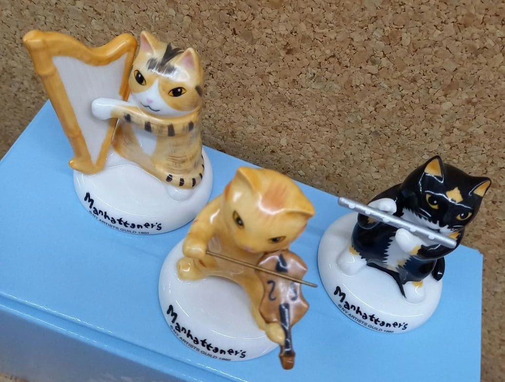 マンハッタナーズ　音楽隊　ハープ・バイオリン・フルート　Bセット