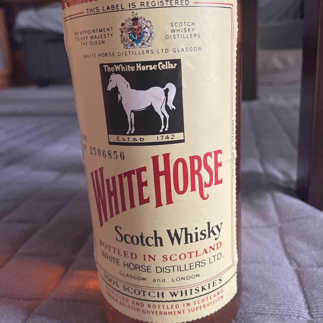 値下げしました。超レア 60'〜70s'初頭 ホワイトホース 古酒