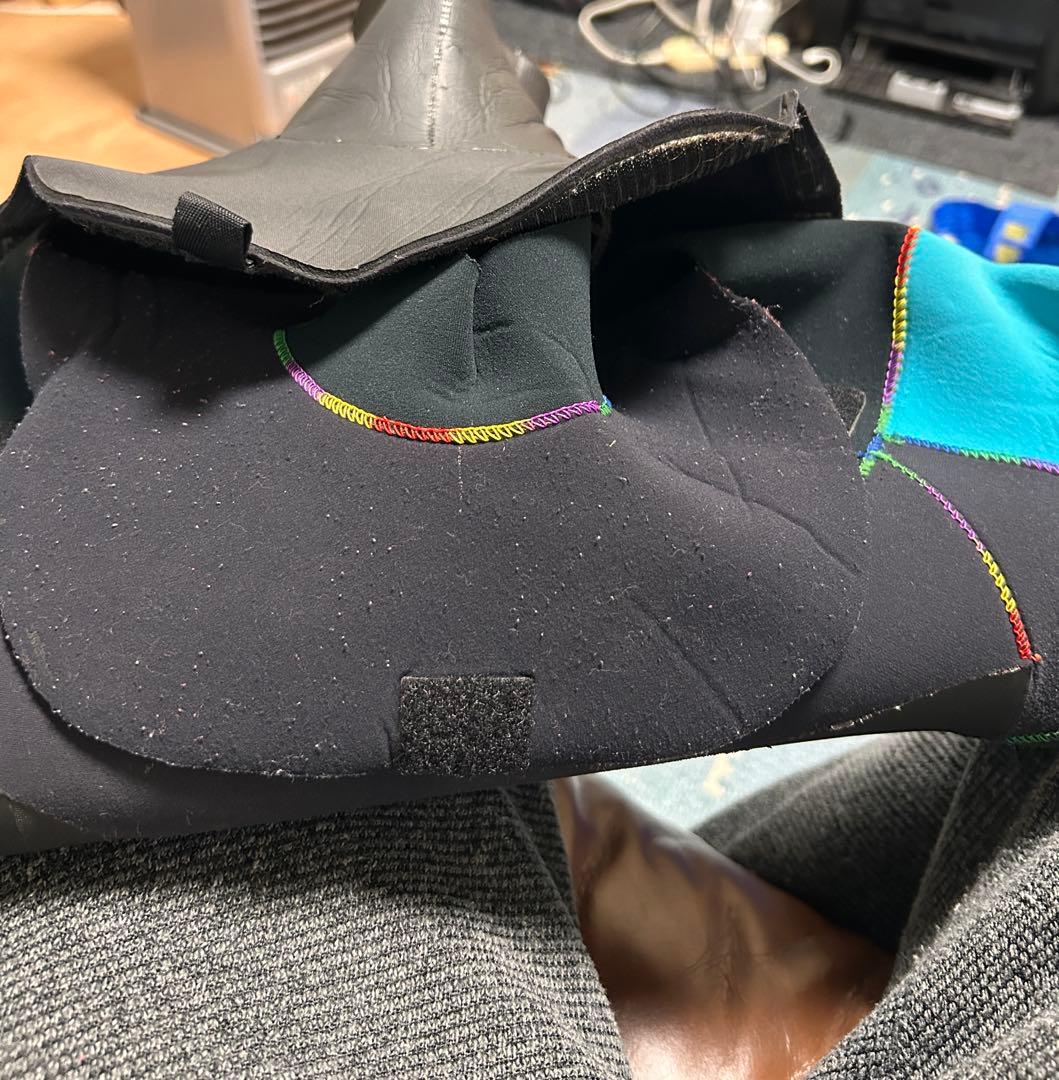 セミドライウェットスーツ　ダブルフラップ　女性用　レディース