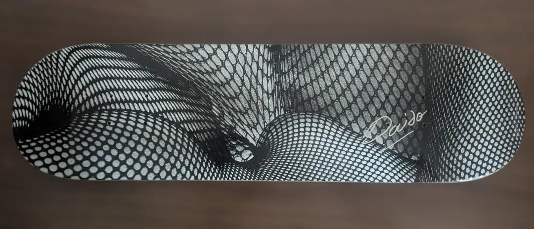 森山大道サイン入りスケートボードデッキEVISENコラボ送込DAIDO未使用