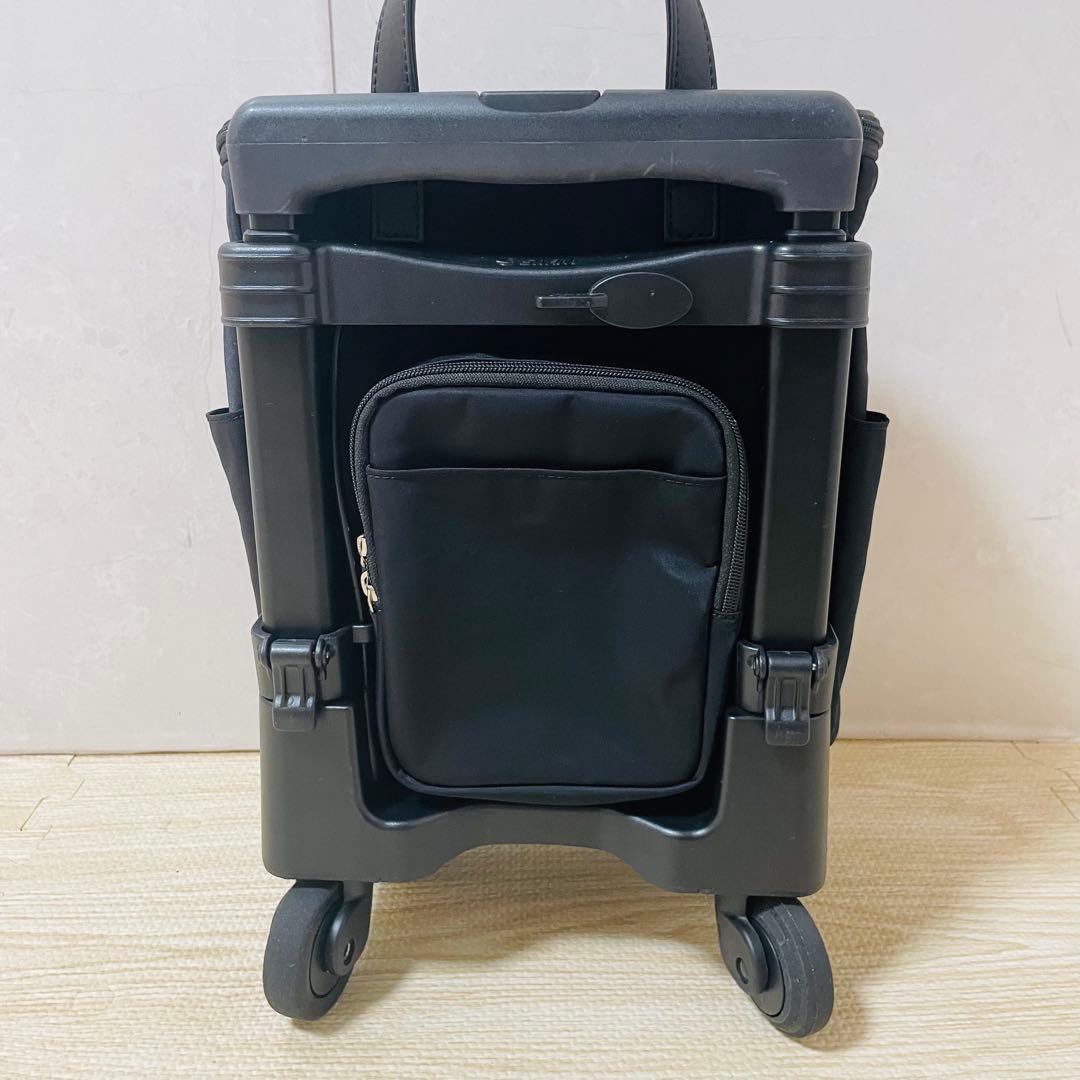 【美品】スワニー キャリーバッグ アミーカ 4輪ストッパー 17L