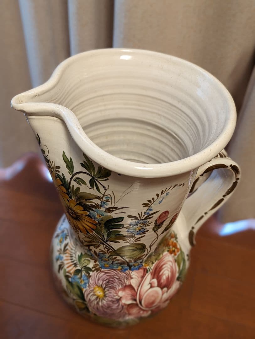 大型傘立て　アンティーク傘立て　陶器傘立て　壺　大型壺