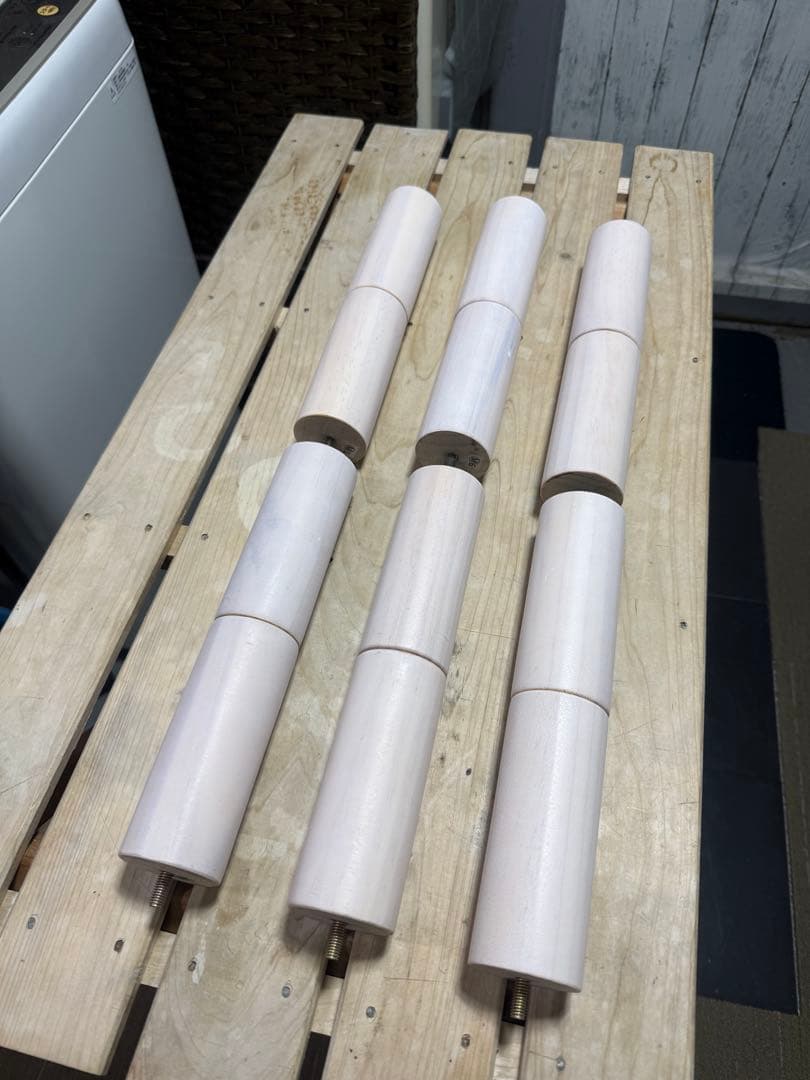 【美品】アイリス　セミダブルサイズ　ベッドフレーム　棚付コンセント付き　ホワイト