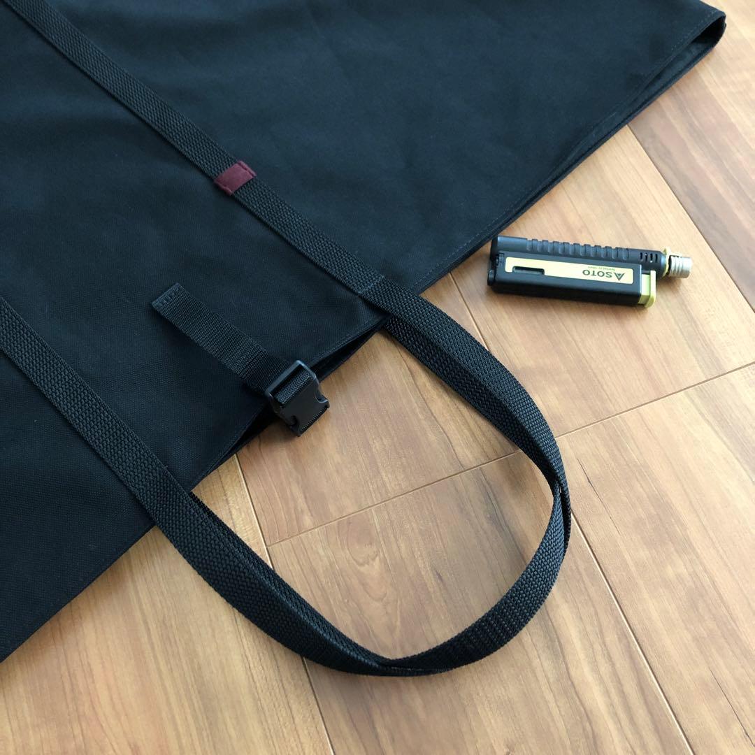 あみ様オーダーサイズチェアー用バッグブラック8号帆布生地2点