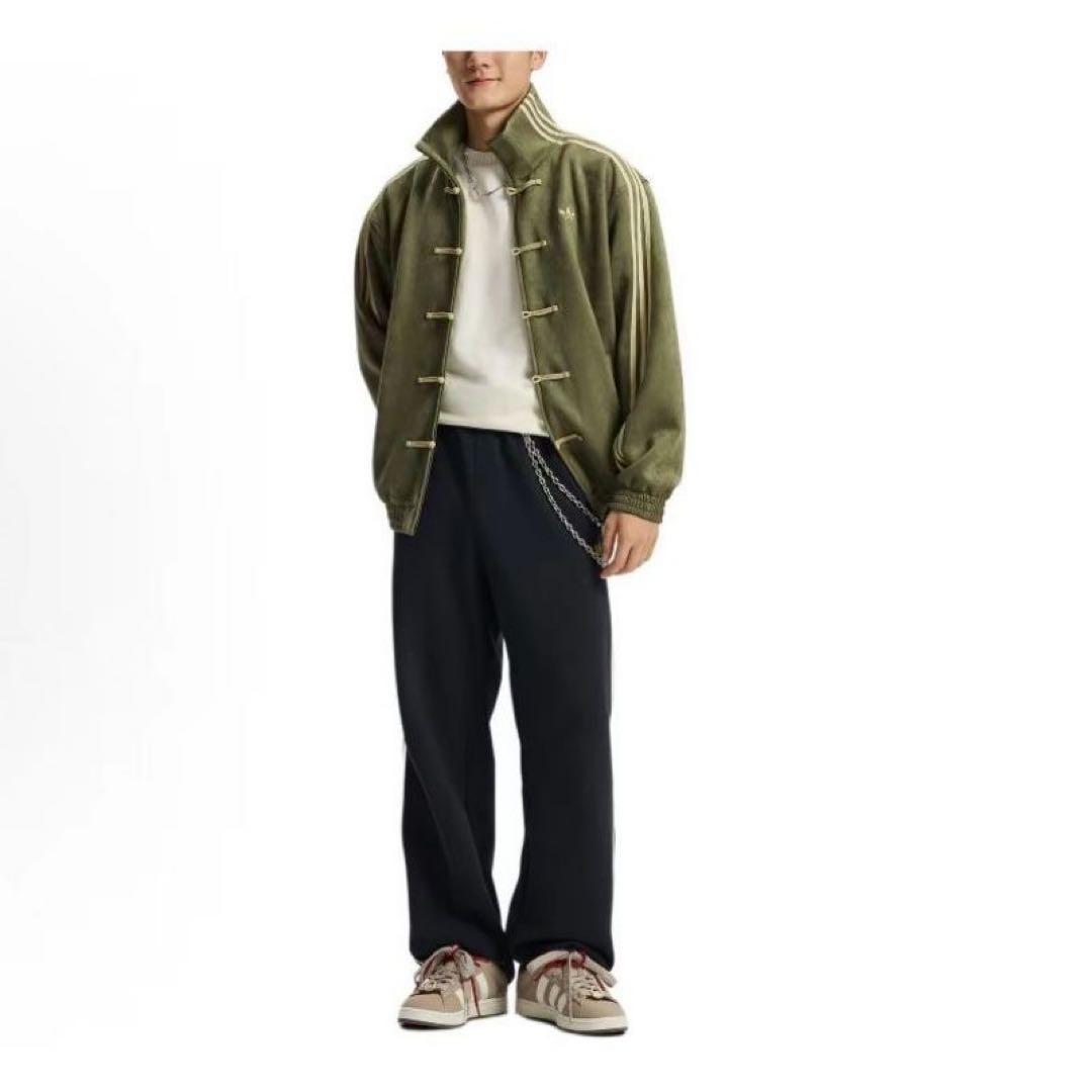 adidasアディダス 中国限定 蛇年トラックジャケット緑　XLサイズ”