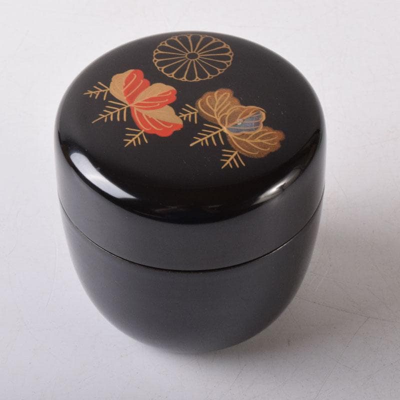 茶道具　観斉造　高台寺蒔絵　棗　共箱　V　7508