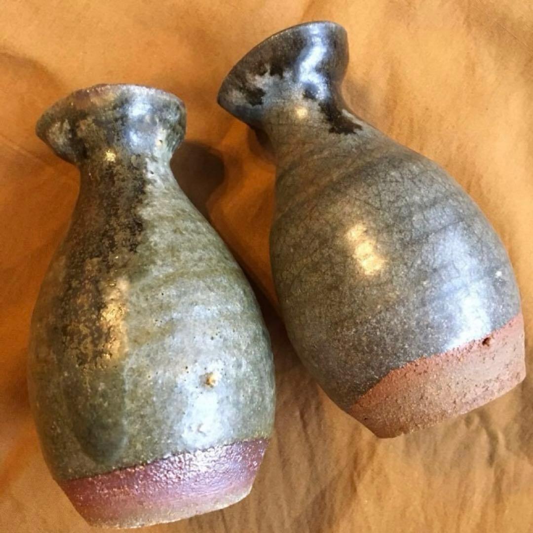 経年80年以上 古唐津 朝鮮唐津 唐津焼 徳利 酒器 陶器 焼物 一輪挿し 骨董