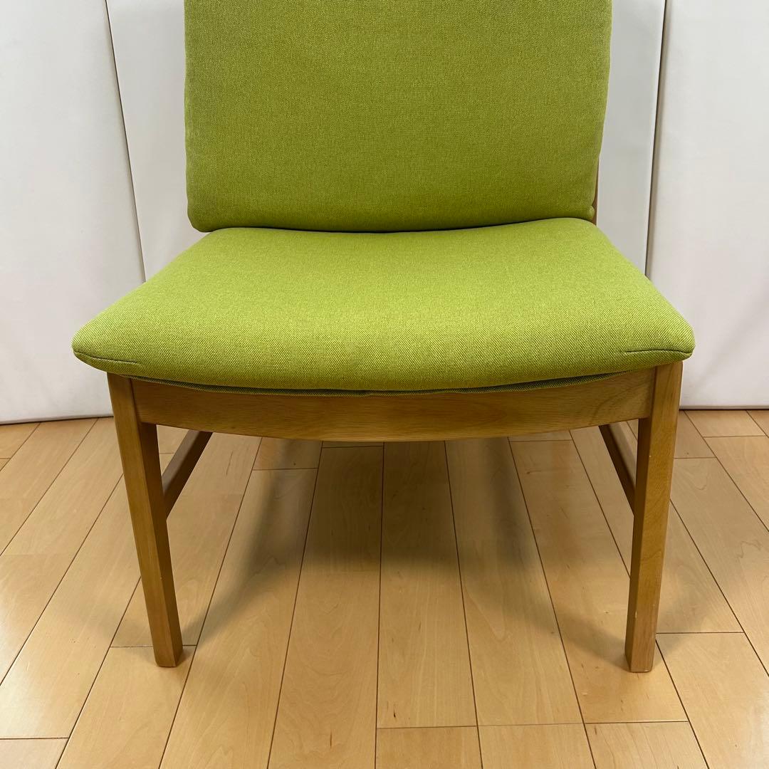 希少　ナフコ　天然木　ソファーチェア　ベンチ風切り替え可能　ラバーウッド