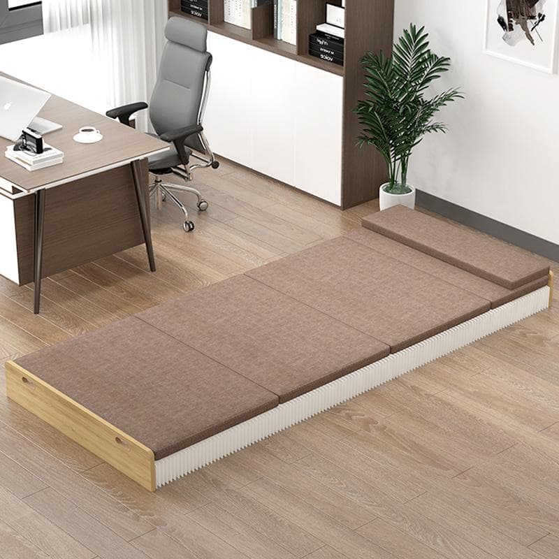 ペーパー折りたたみベッド幅120㎝高さ23㎝組立不要マットレス付き 軽量通気性