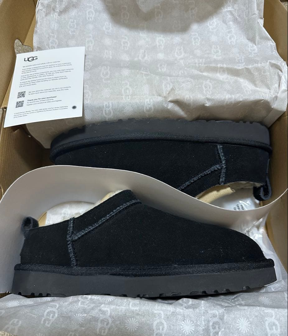 UGG クラシック　マイクロ　ブラック サイズ7