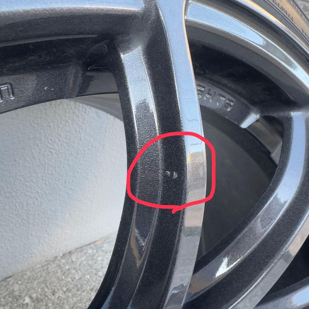 美品 廃盤品RAYS 57トランセンド 17インチ 8.5J