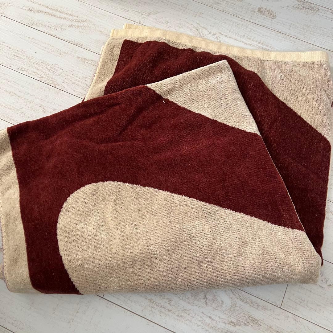 値下げ　MYTONE TOWEL BLANKET wine red