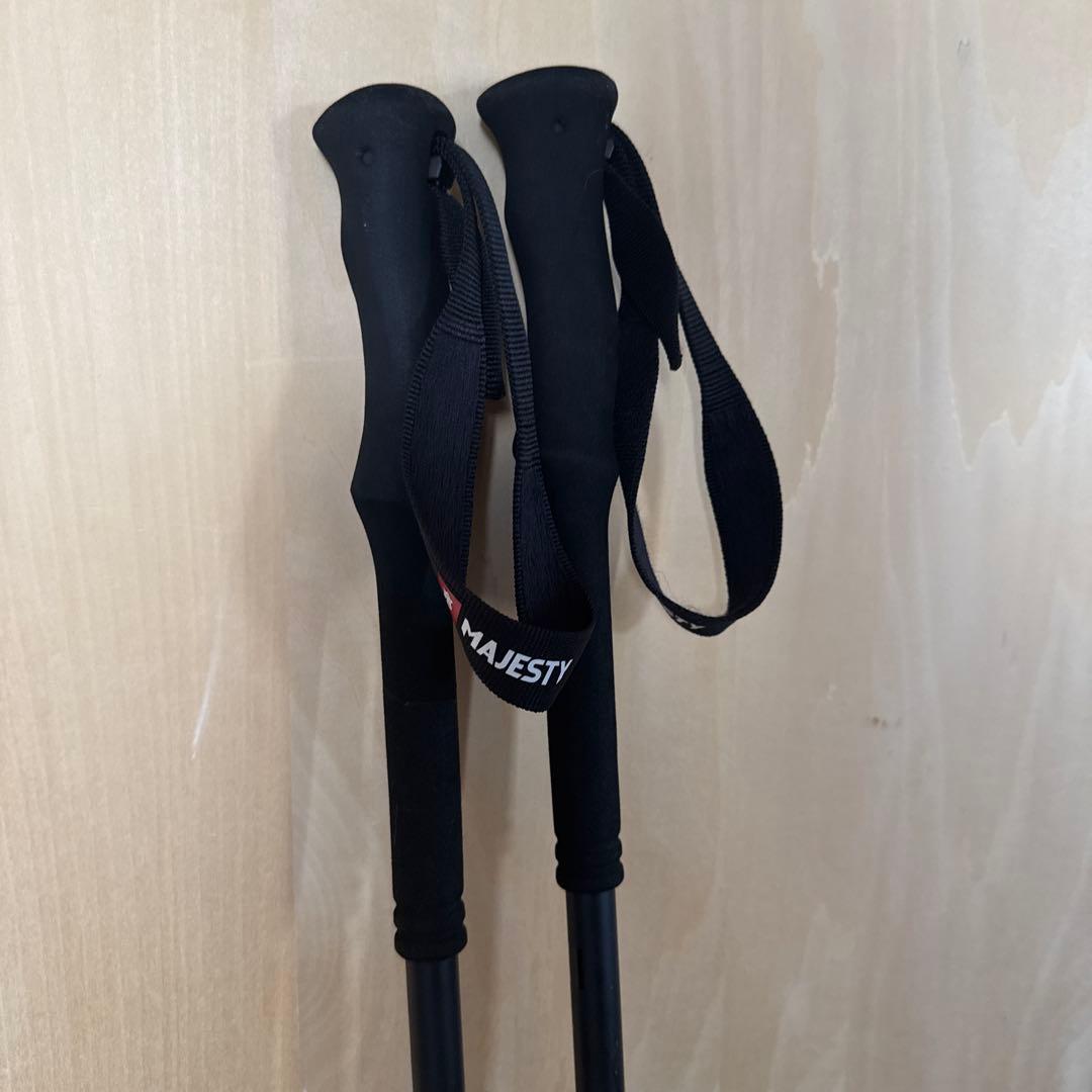 MAJESTY スキー用ストック ブラック