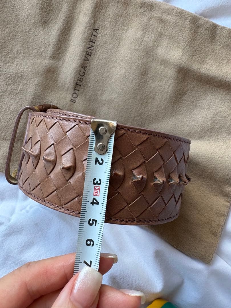 再値下げ★Bottega Veneta/ボッテガヴェネタ/ピンクベージュ・ベルト