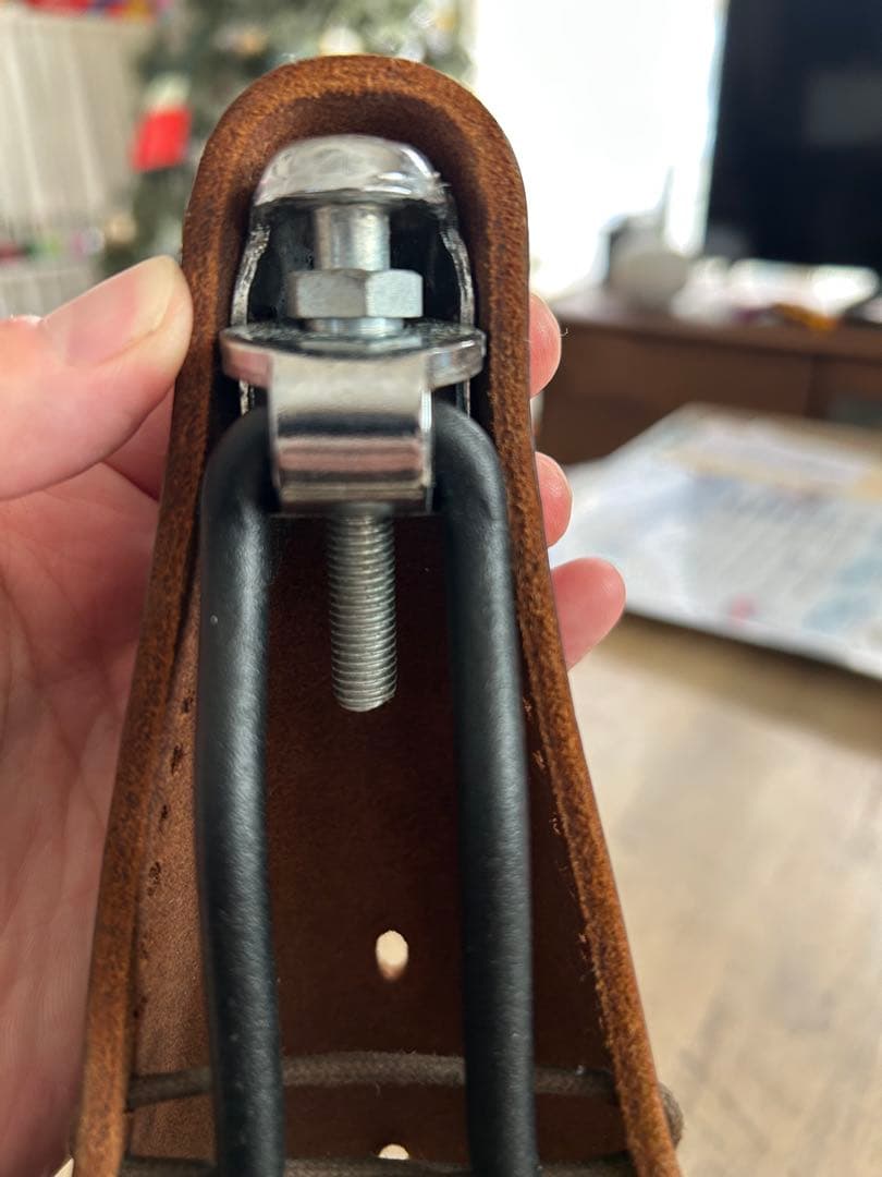 off　Brooks レザーサドル ブラウン　袋付き