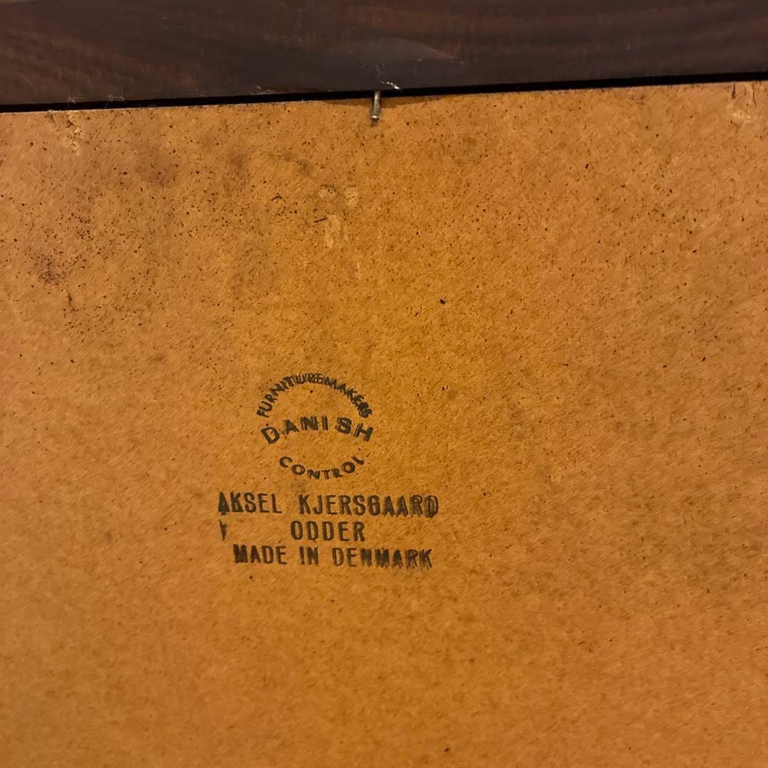 ローズウッド　壁掛けミラー　鏡 アンティーク