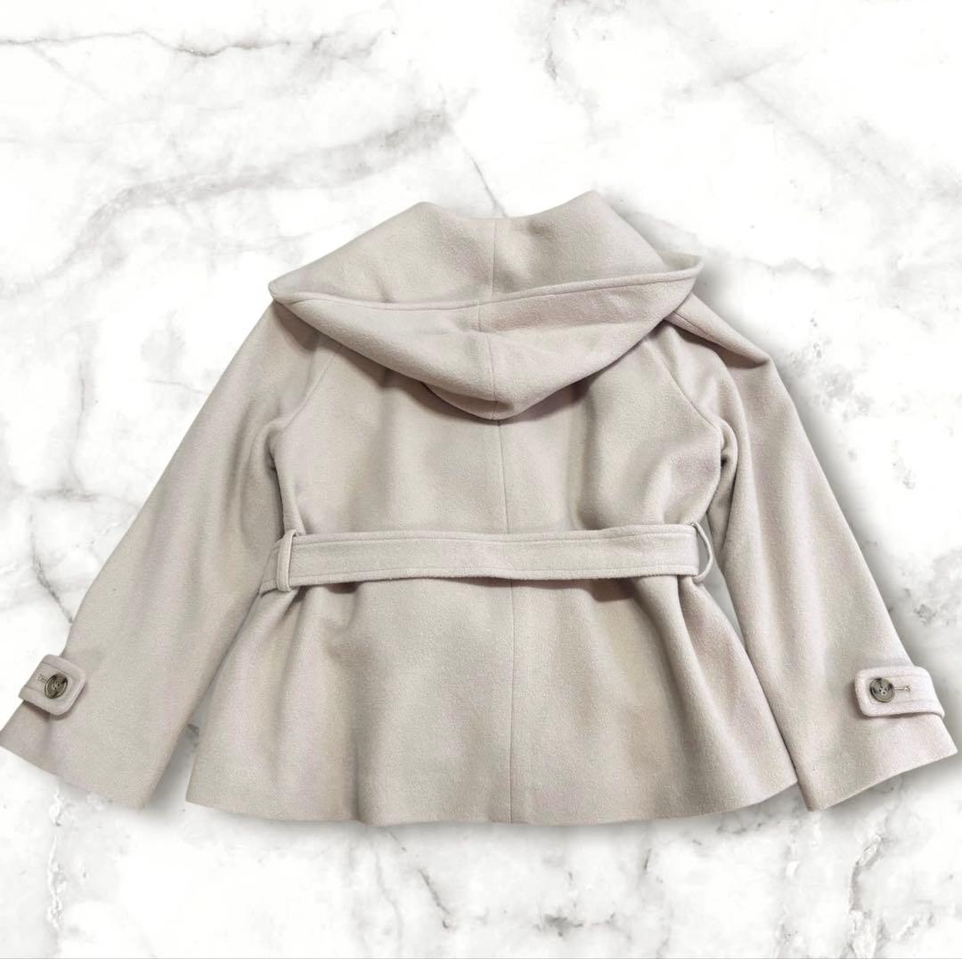 【新品未使用】プロポーションボディードレッシングショート丈ガウンコート（M）