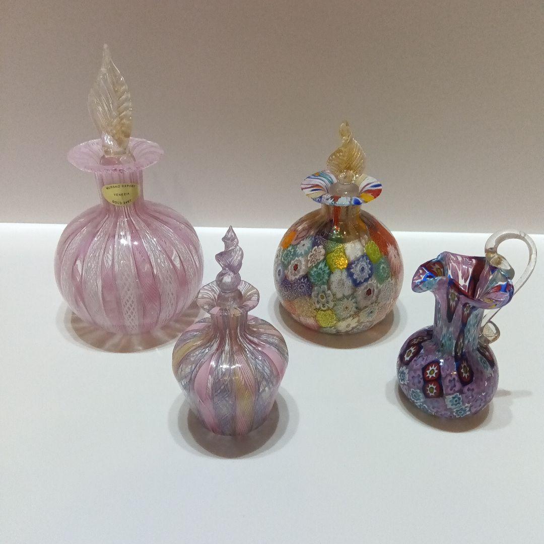 ベネチアンガラス ベネチアングラス ガラス　香水瓶