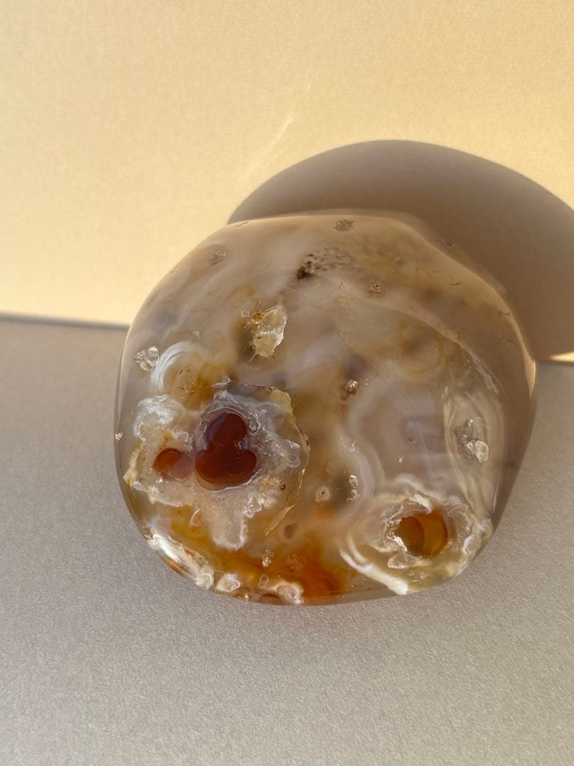 命根石　パワーストーン　瑪瑙 握りお守り(2)