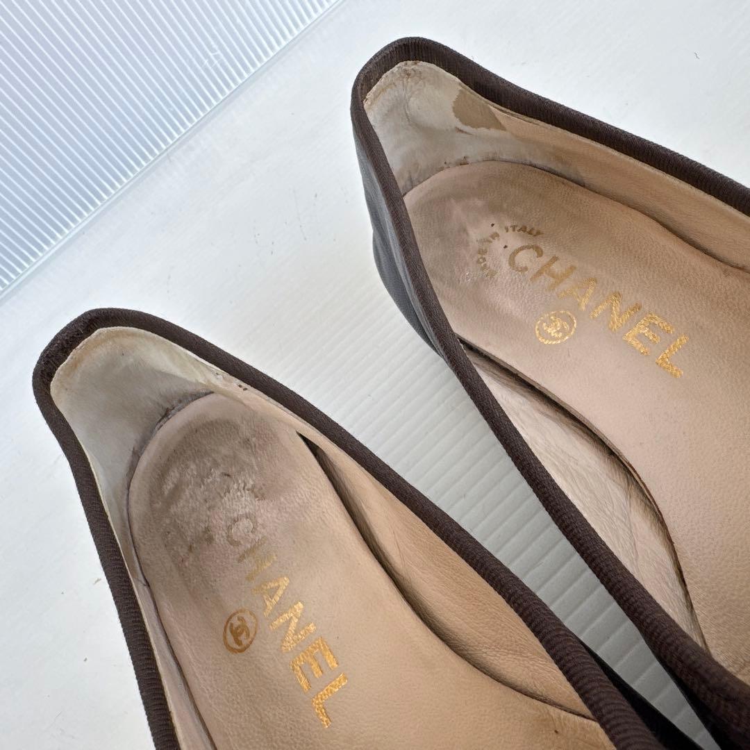 CHANEL シャネル　ココマーク　バレリーナ　フラットシューズ　パンプス