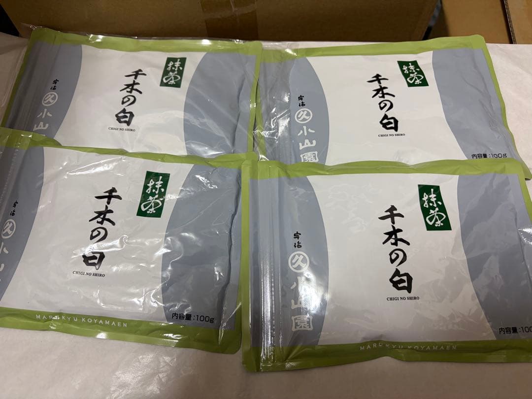 【正規品】 UJI MATCHA 宇治抹茶　丸久小山園　千木の白100g 袋