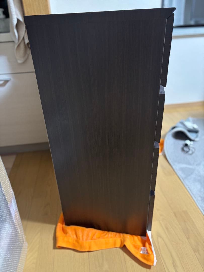 ニトリ ローチェスト(クエス80-4LC DBR)