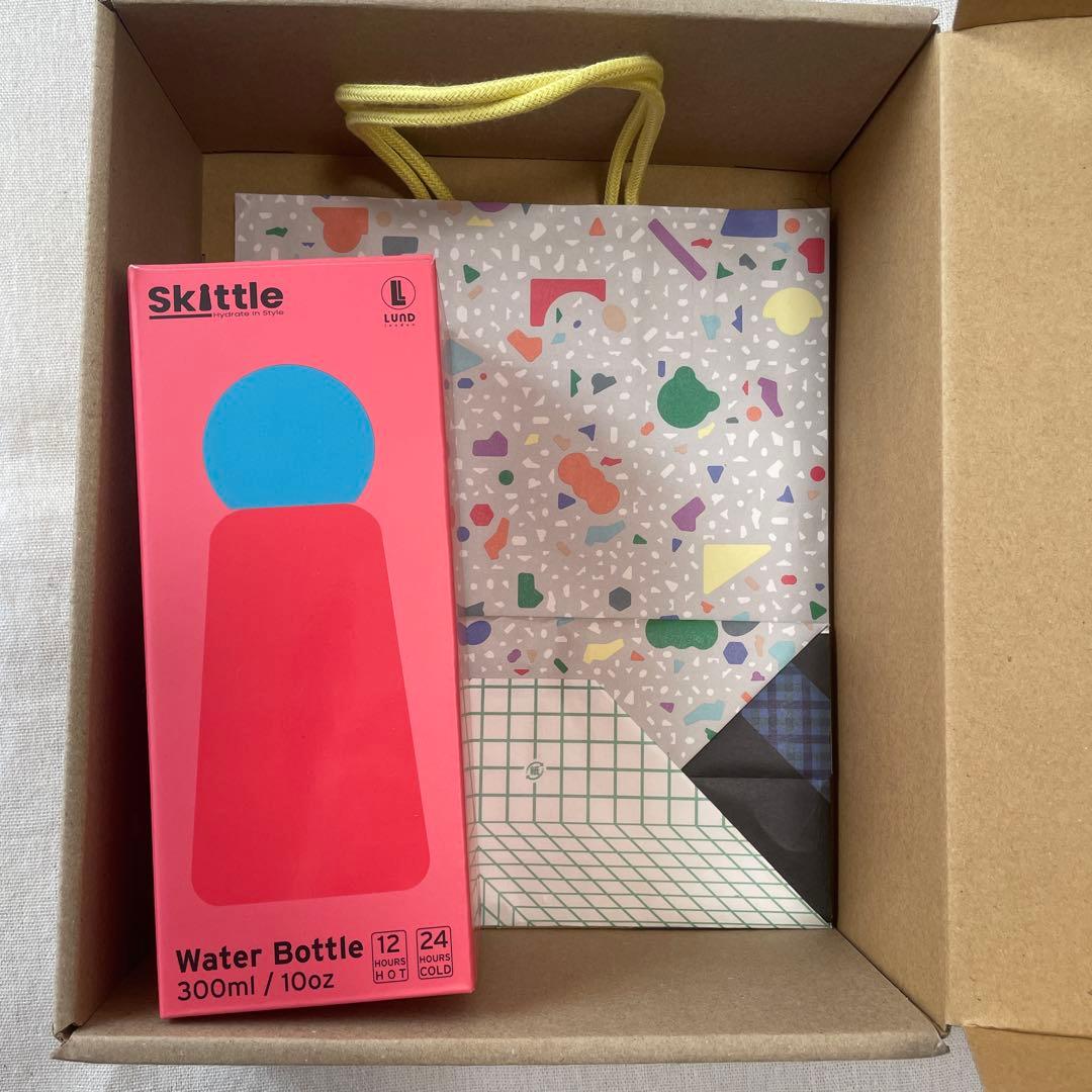 ファミリア　ステンレスボトル　Skittle 水筒 300ml オレンジ色