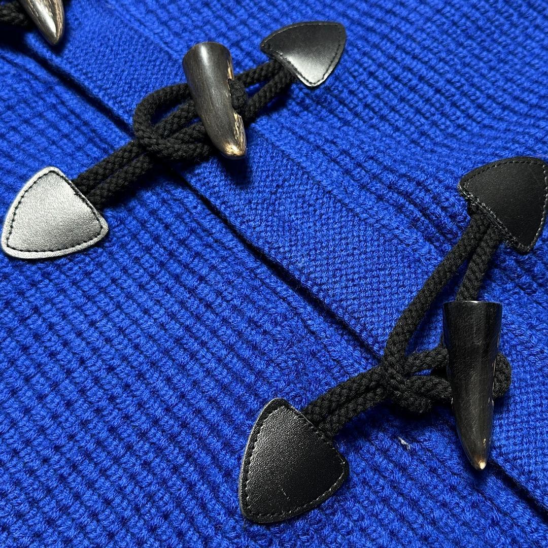 定価10万 junhashimoto バックダウンニットダッフルコートブルゾン2