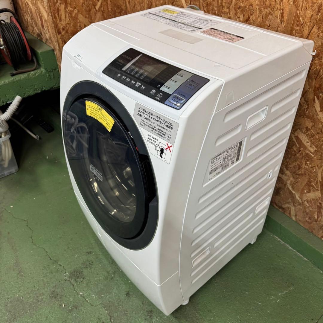 303 関東圏　家庭向　ドラム式洗濯機　容量10キロ 乾燥6キロ　左開き　美品
