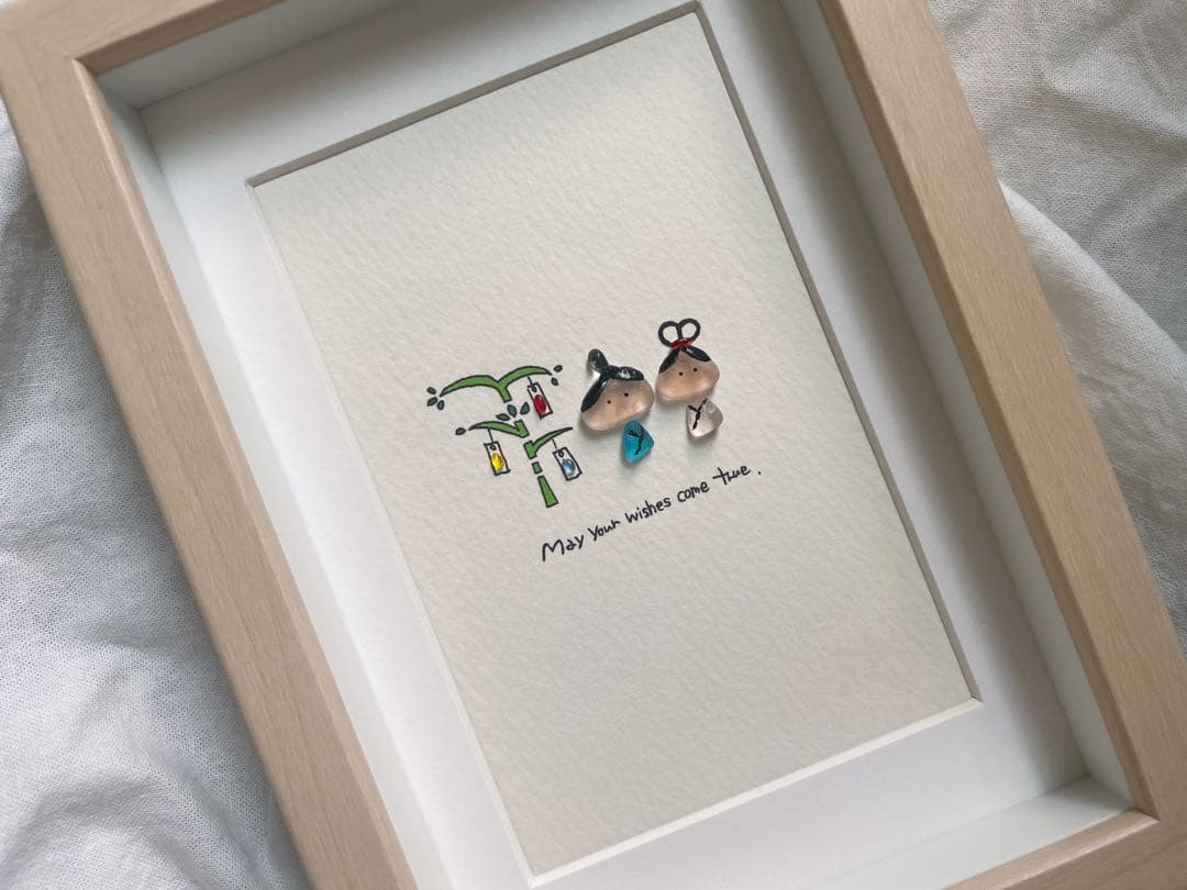 シーグラスアート　12か月カレンダー　　　　S-174