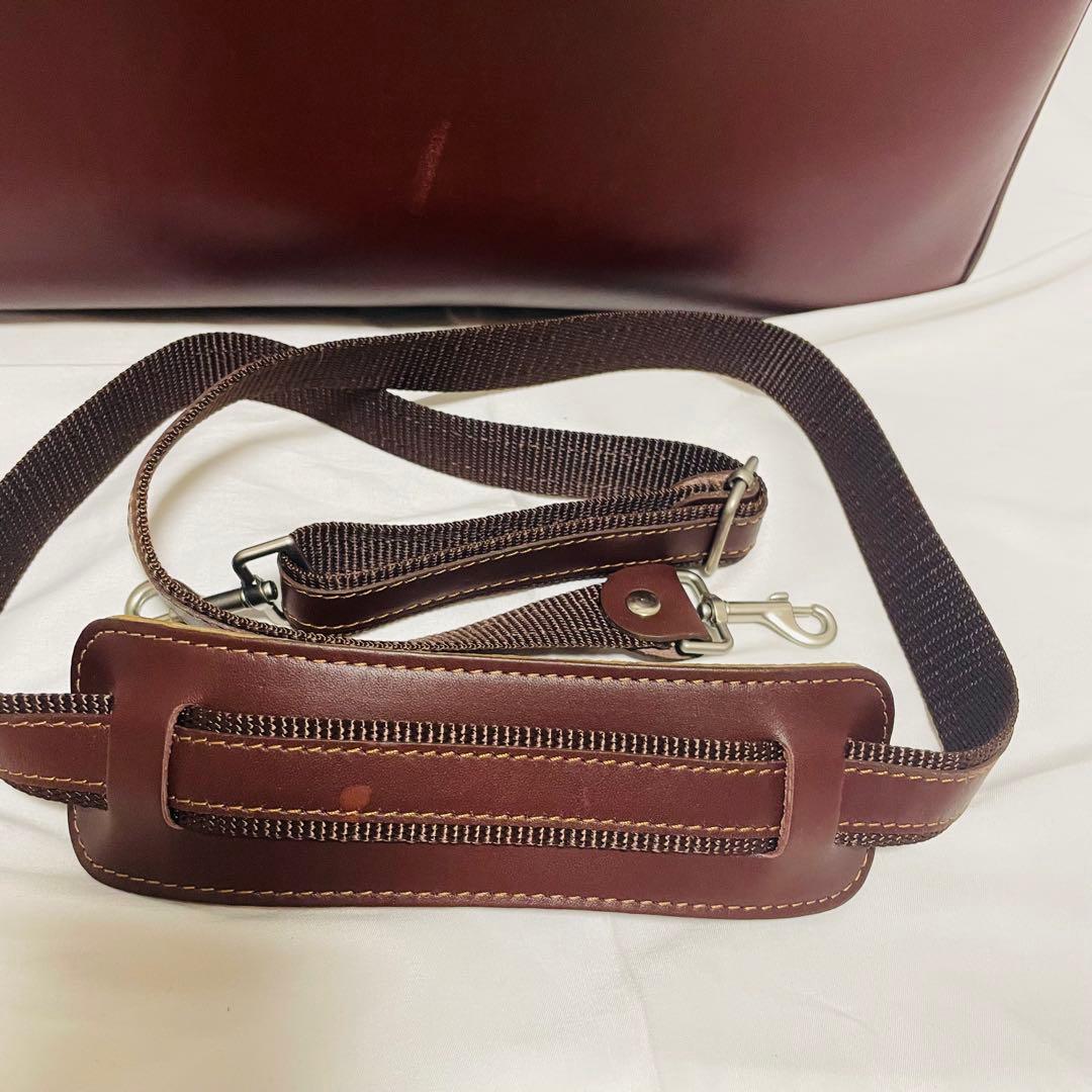 ハートマン レザー ブリーフケース ショルダーバッグ メンズ 茶 2way