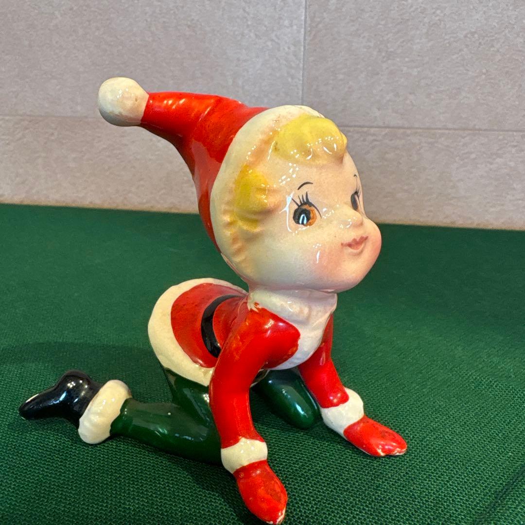 クリスマスタンブリングピクシー　サンタガール　1960年代　ヴィンテージ