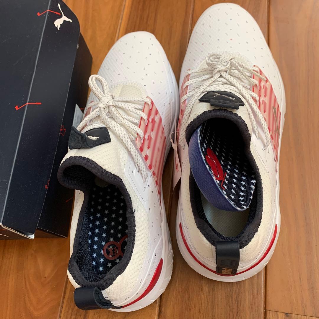 がく　新品未使用 限定モデルPUMA ゴルフシューズ 29.5㎝