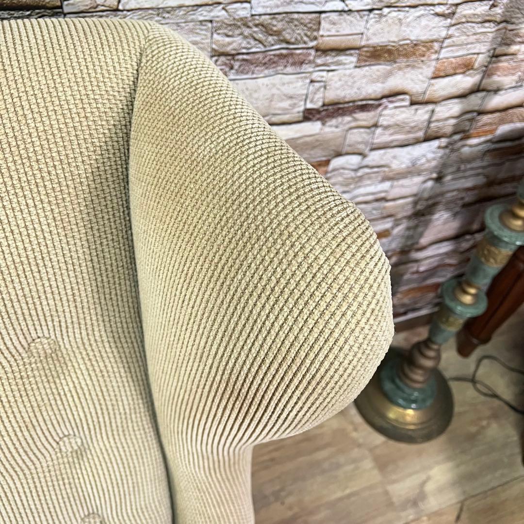 ꧁ADAL アダル꧂ラウンジチェア 1Pソファ ファブリック ハイバック アーム