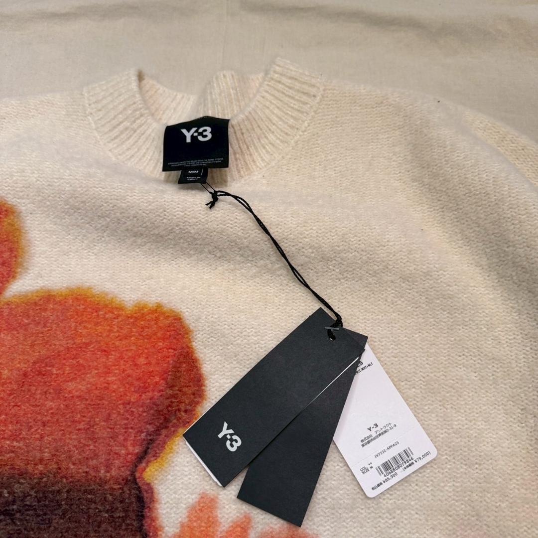 25aw 新品 正規品 Y-3 ワイスリー クルーネックニット M