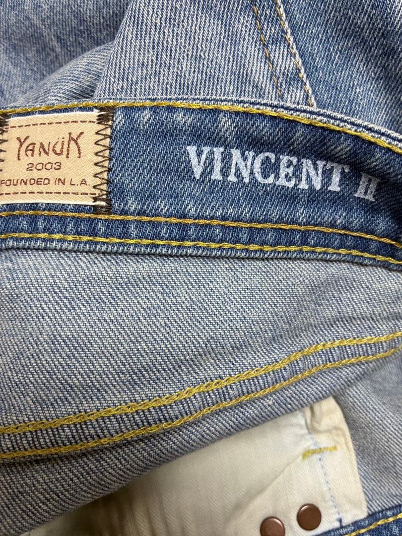 新品YANUKヤヌークヴィンセント2デニムパンツジーンズVINCENTⅡ29