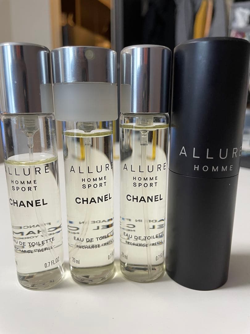 シャネル アリュール オム スポーツ オードゥ トワレット　トラベルセット