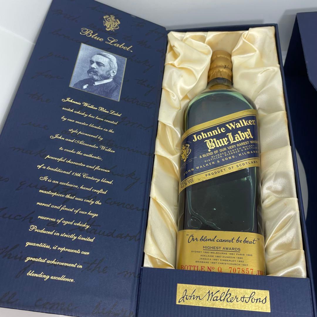 【未開栓・古酒】ジョニーウォーカー ブルーラベル 750㎖/43% 化粧箱入