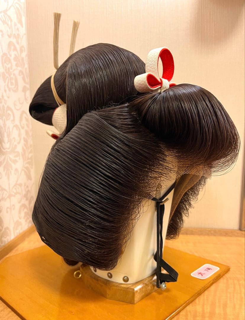 【軽量・人毛仕様】アズマかつら　日本髪｜自然色｜7号（大）｜婚礼・舞台・撮影に