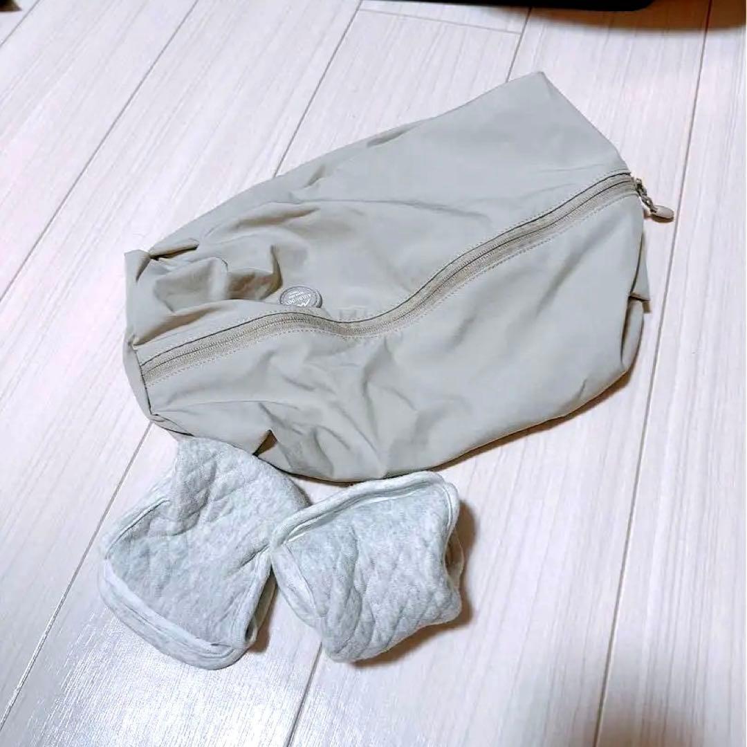 箱無し★美品★エアバギー　抱っこ紐 サンドアッシュ　スタッフバック・ベルトカバー