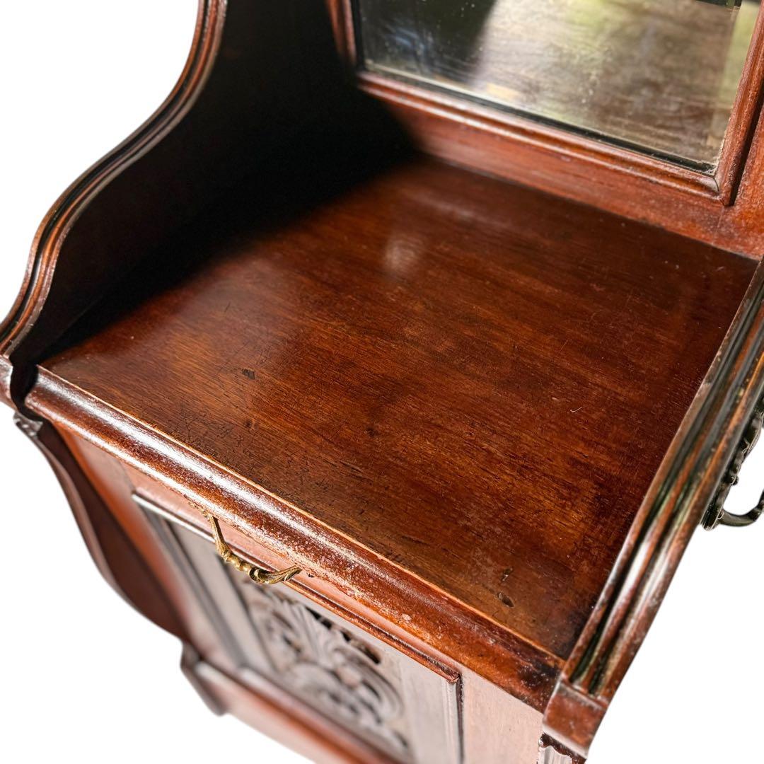 HR618 【アンティーク】英国　家具 コールボックス　ビクトリアンスタイル